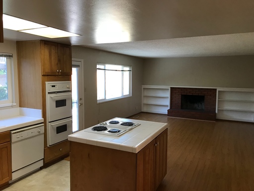 Kitchen before the renovation.